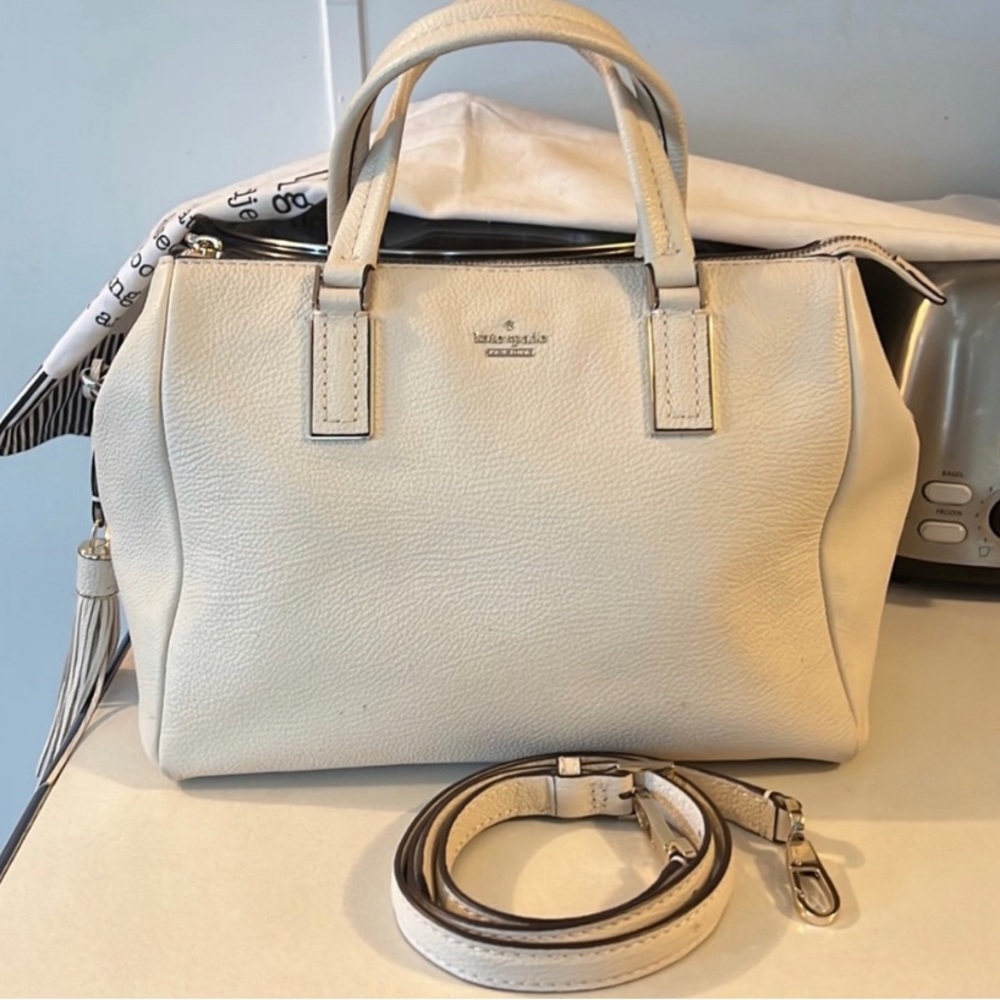 Kate Spade 100% Cow Leather Satchel/Crossbody Bag